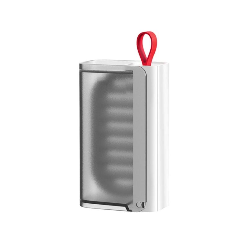 

Portable Soap Container With Drying Holes Food Grade Plastic Bathroom Organize For trip белый