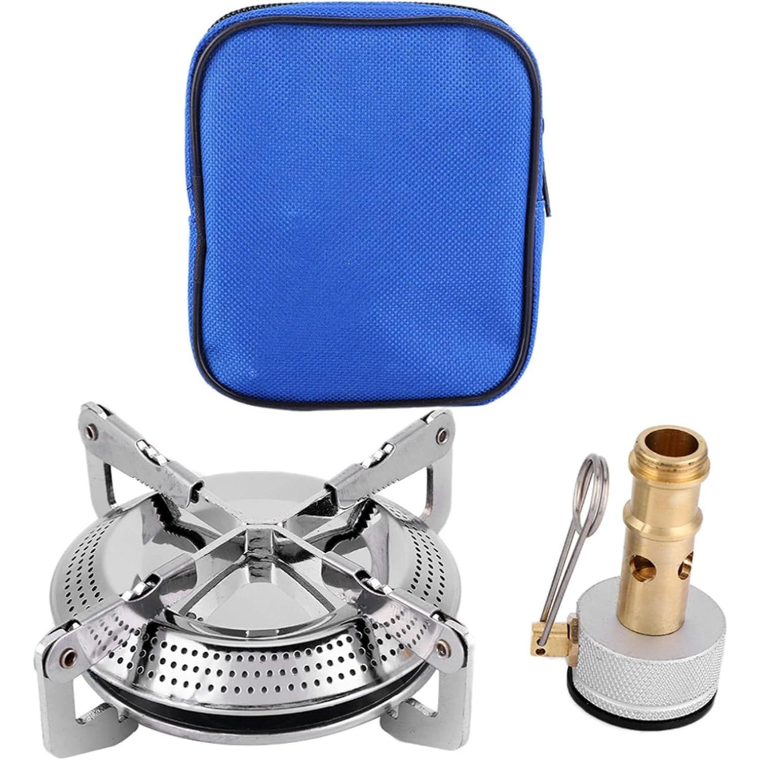 Windproof Outdoor Camping Gas Stove Portable Foldable Backpack Electronic Stove Head for Cooking Picnic Hiking Mountaineering Equipment