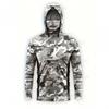 Quick-Dry Fishing Shirt With Hood Face Cover Bamboo Fiber Long Sleeve UV Protection Top Fly Outdoor Angling