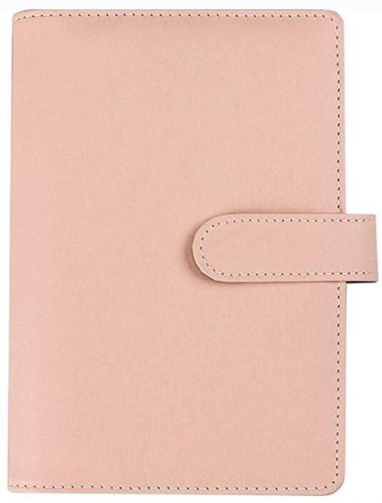 NOWY Macaroon Color A6/A5 PU Leather DIY Binder Notebook Cover Diary Agenda Planner Paper Cover School Paperwear