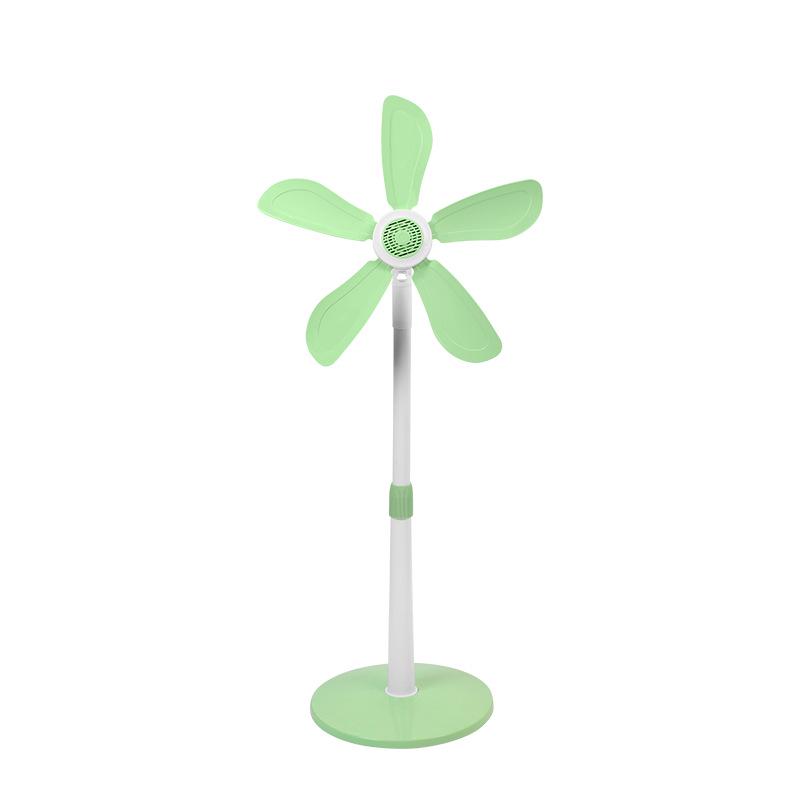 Quiet Small Electric Floor Fan with Soft Blades for Bedroom, Dorm, or Rental