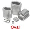 Steel Construction Aluminum Sleeve Clamps Wire Rope Fixed Accessories  Wire Rope Applications
