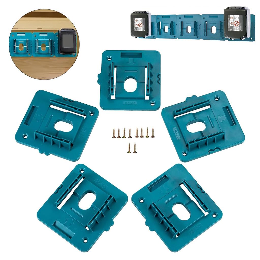 NEW Upgraded Battery Storage Rack for Makita 11.1-18V Li-ion Battery Tools Machine Holder Storage Rack Wall Mount Bracket Fixing
