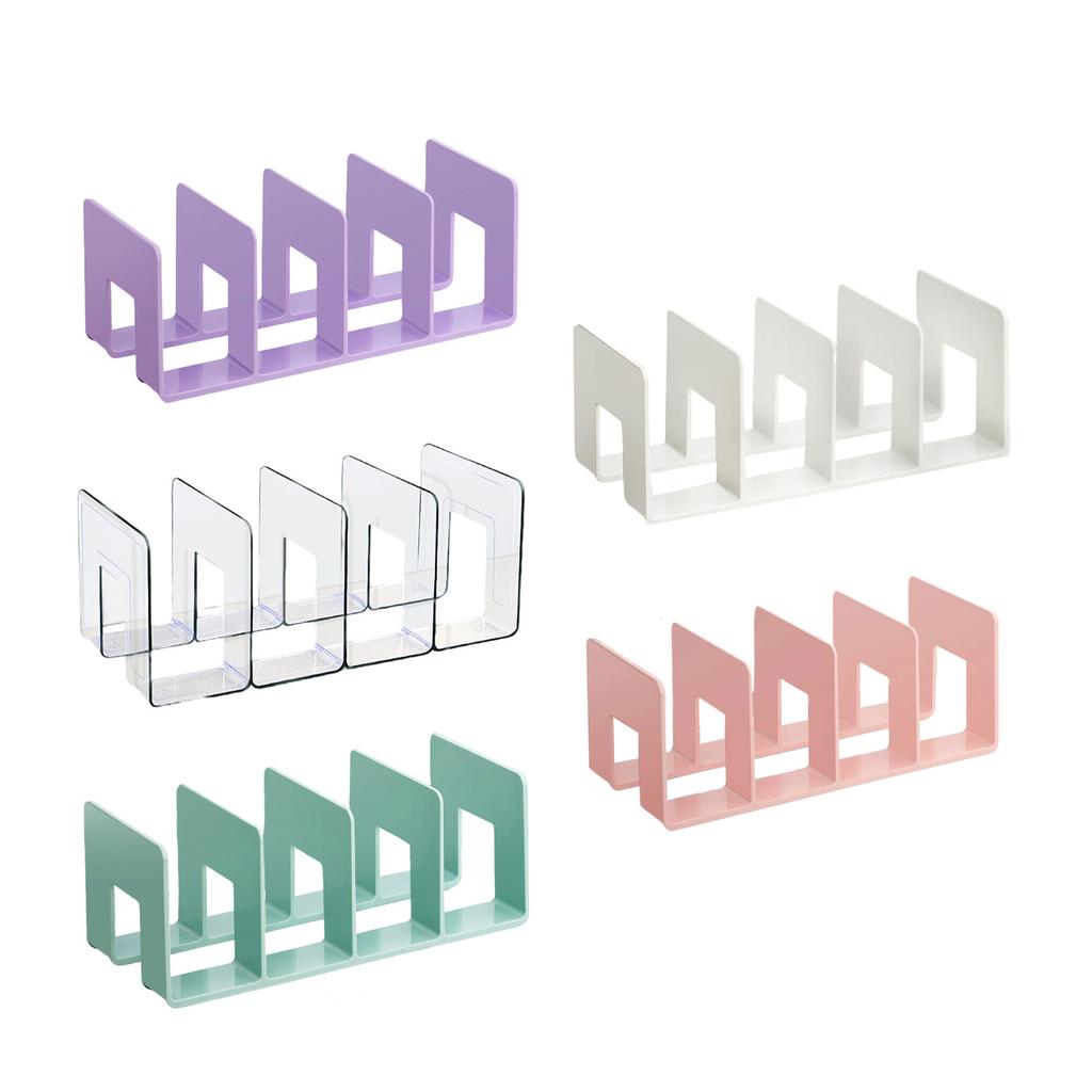 Clear Purse Organizers with 4 Compartments Accessory for Closet Shelf and Display Stand Storage Solution Household Use