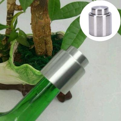 1X Stainless Steel Vacuum Sealed Red Wine Storage Bottle Stopper Plug Bottle Cap,