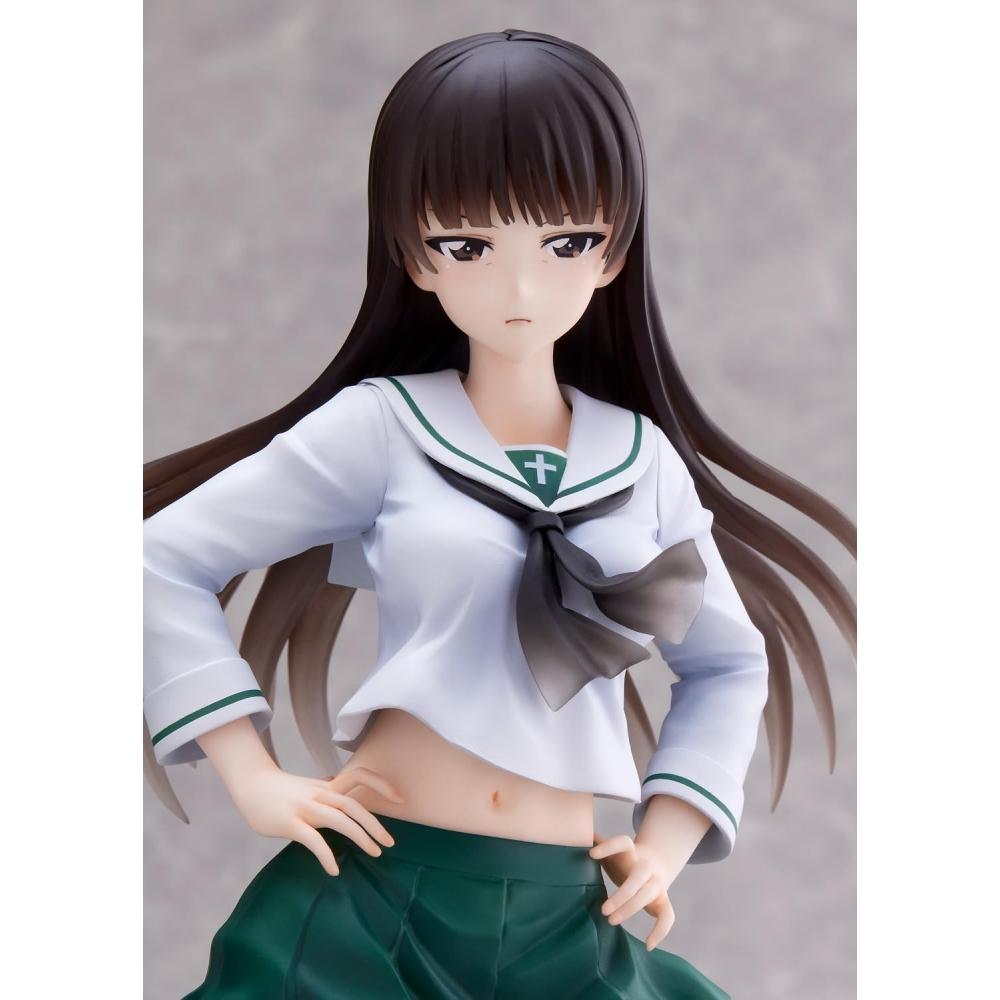 Wave Dream Tech Girls & Panzer Senshado Daisakusen Shiho Nishizumi [Oarai Girls] 17 skala PVC-malt ferdig figur