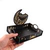 Party Gifts Star Moon Ramadan Wooden Tray Detachable Funny Middle Dessert Container Handmade Fruit Tray Festive Decorations