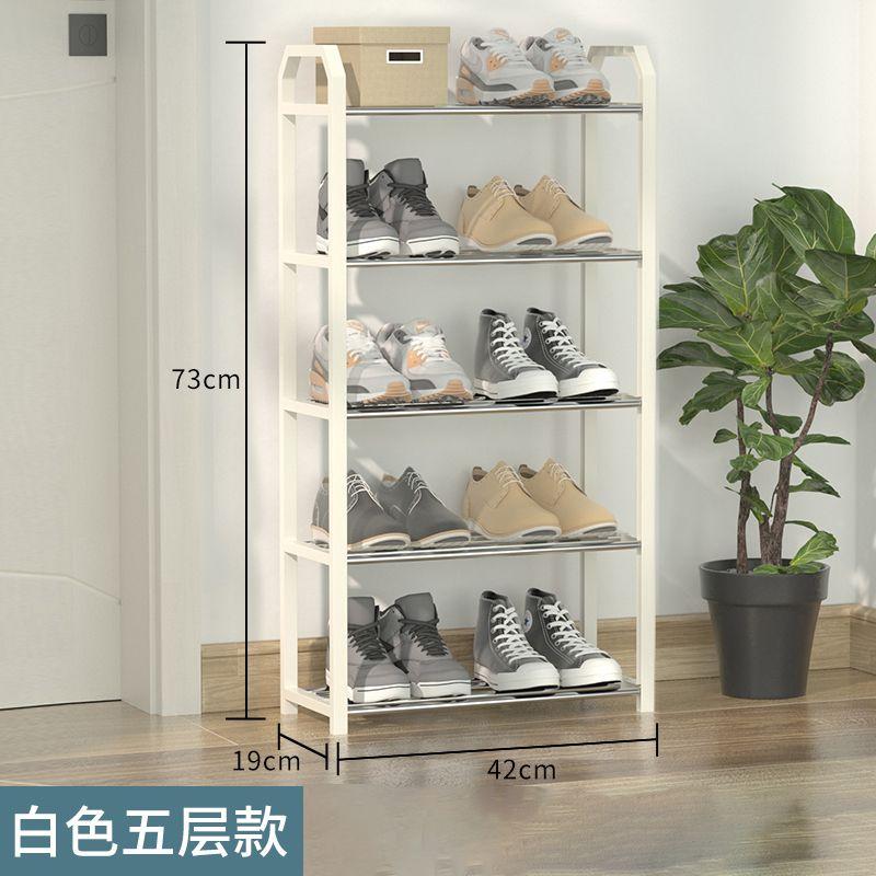 5/4/3 Layers Simple Shoe Rack Dust-proof Storage Shoe Cabinet Multi-layer Assembly Home Door Shoe Shelf Dormitory Organizer Rack