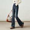 SOFSIL 2026 Spring High-Waist Flared Jeans for Women