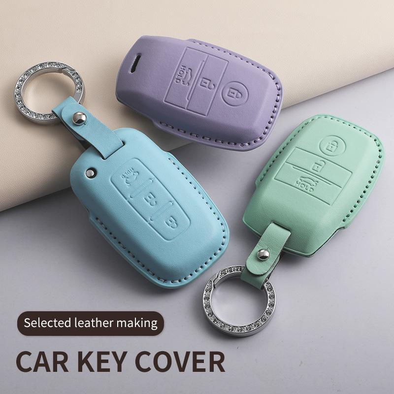 For KIA Rio Rio5 Sportage Ceed Cerato K3 KX3 K4 K5 Sorento Optima Picanto Car Shell Keychain Anti-Scratch Case Cover Accessories