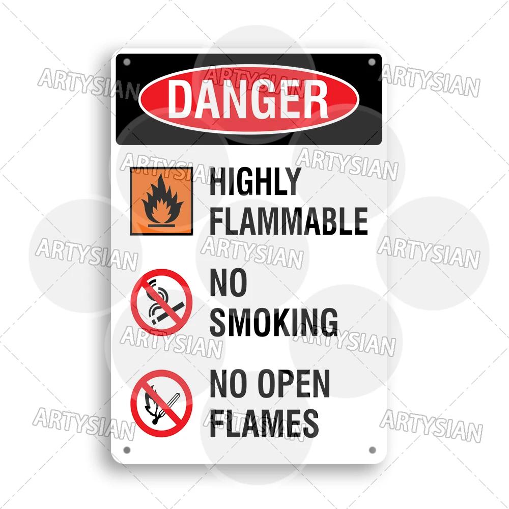 No Smoking Metal Sign No Vaping Smoke-Free Zone Smoking Permitted Plaque Auahi Kore Designated Smoking Area No Open Flames