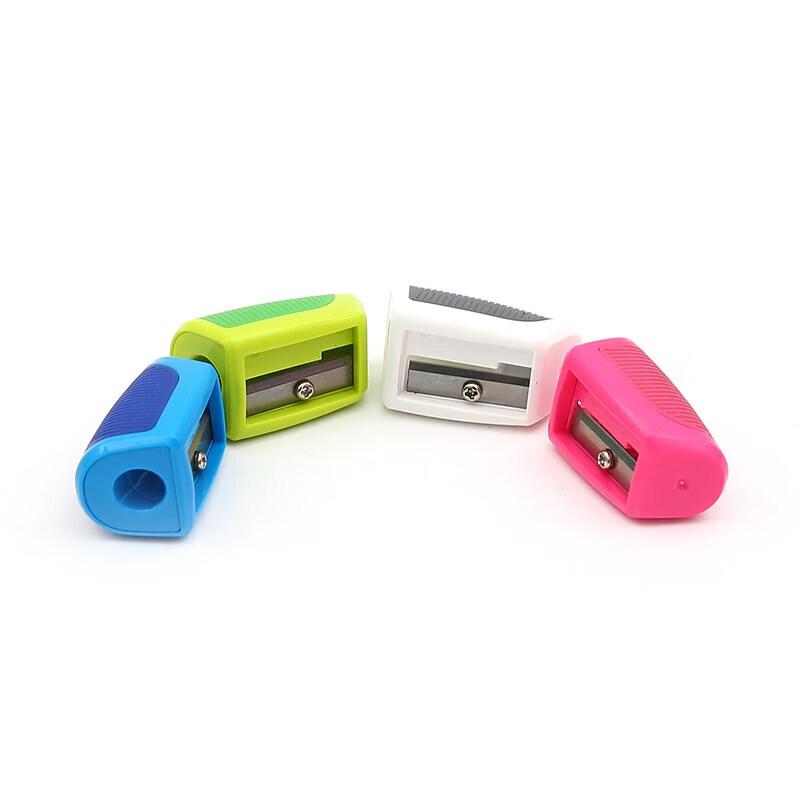 Deli 0520 Portable Candy Color Pencil Sharpener 10-Pack