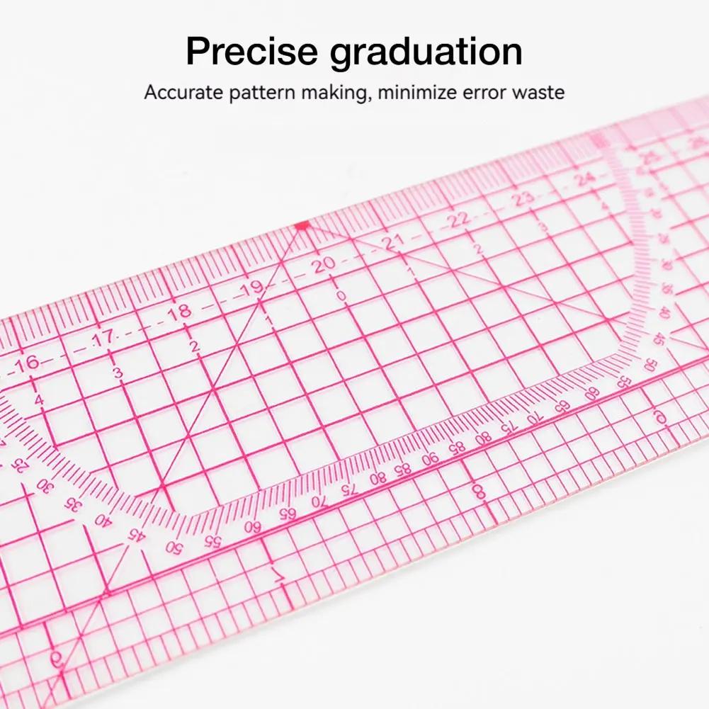 Tailor Measure Ruler Soft Grading Design Ruler French Metric Curve Template Sewing Accessories For Clothing Pattern Making DIY