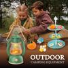 Kids Camping Tent Set Baby Playground Miniature Foods Children's Tent House Indoor Outdoor Parent-Child Interactive Game Toys