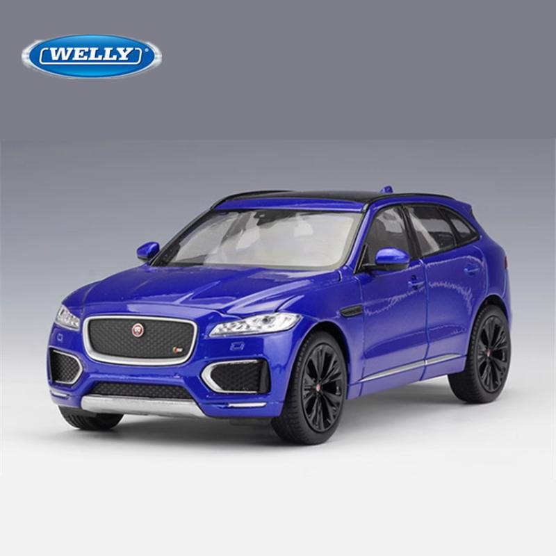 Welly 1/36 JAGUAR F-Pace F-Type Legierungs-Automodell Diecast Metallfahrzeuge Automodell Simulation Sammlung Kindergeschenk Dekoration