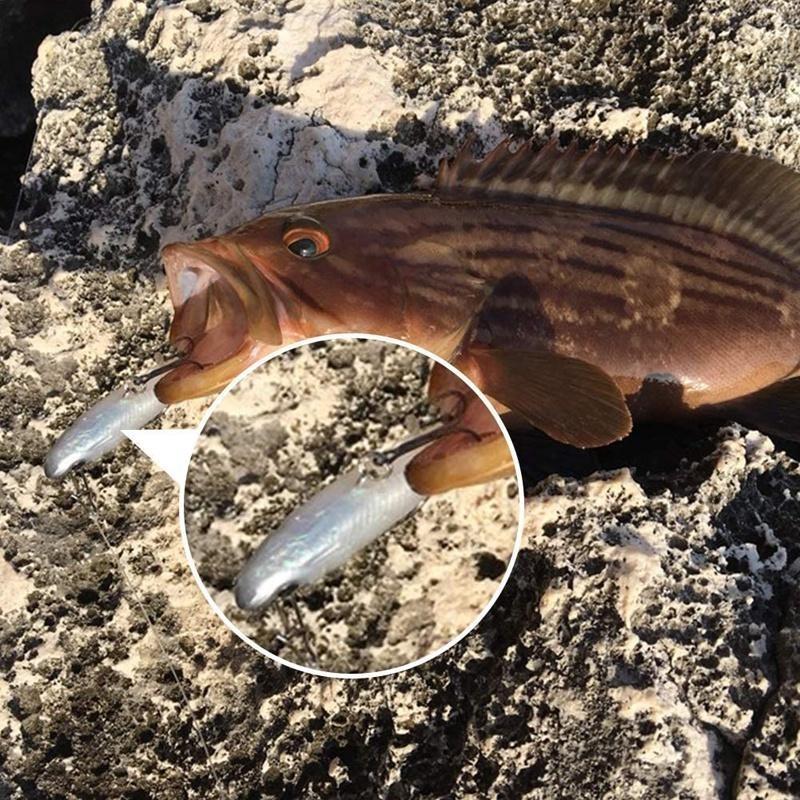 1Pc Silicone Fishing Lures Artificial Bait Bass Fishing Bait Cool Fishing Accessory