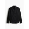H M Easy Care sliM Fit sHirt Black