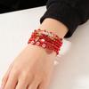 Stylish Valentine's Day Bracelets for Women Heart Charm Stackable Wristchain Trendy Accessory For Her