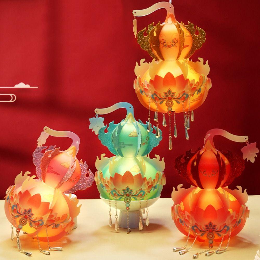 

Traditional New Year Portable Lantern Cartoon Children Handheld Lantern Hanfu Accessories