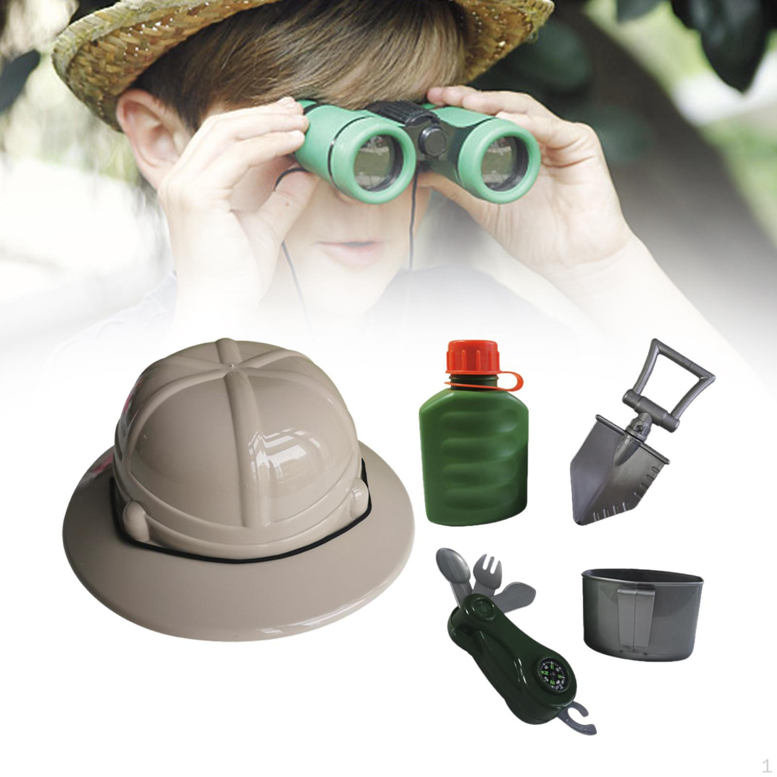 Jungle Explorer Hat Costume Headwear Dress up Accessories Supplies Children Toys Role Play