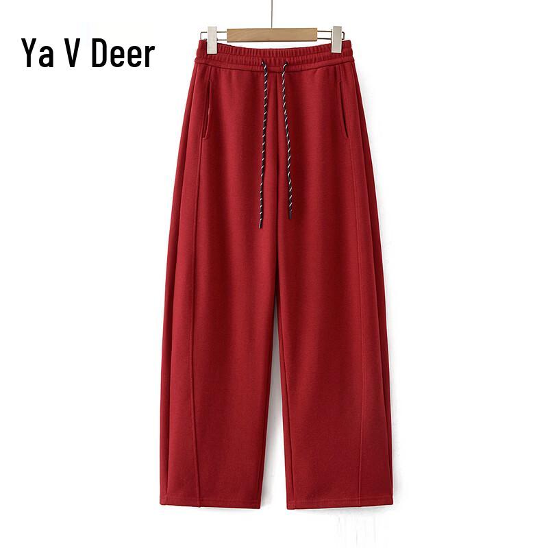 

Женские брюки Yalu с высокой талией, изогнутые, широкие 2XL