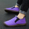 Processing custom Amazon thermal velvet cotton shoes Northeast outdoor one-pedal couple snow boots tide