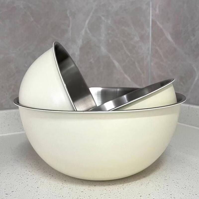 ZISIZ Food-Grade Stainless Steel Bowl