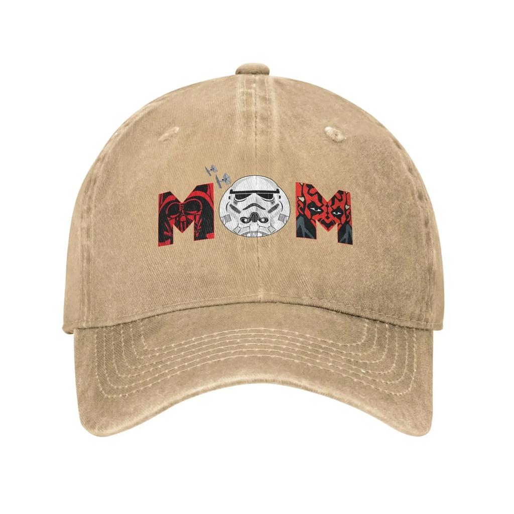 Darth Maul Large Face Portrait Baseball Caps Distressed Washed Caps Hat Vintage Outdoor Activities Unstructured Soft Headwear
