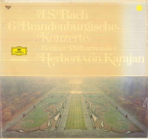 

LP Record HERBERT VON KARAJAN, BERLINER PHILH - J S Bach 6 Brandenburgische Konzert 2726080 DEUTSCHE GRAMMO 1977 Germany Classical Used