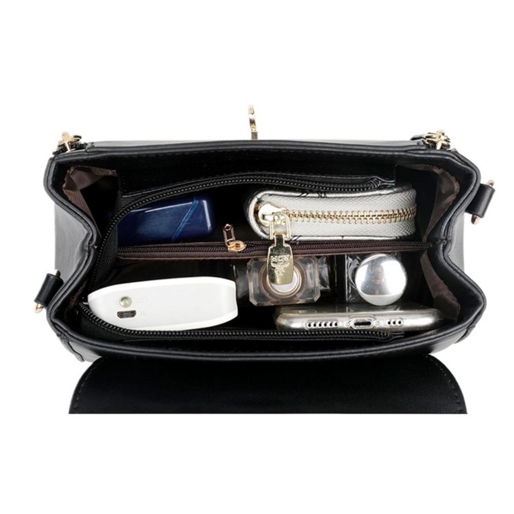 Women's Bag, Retro Style,2024 New Fashionable, Women's Shoulder Bag, Soft Leather Texture, Large Capacity Mother's Diagonal Cross Bag, Women's Bag