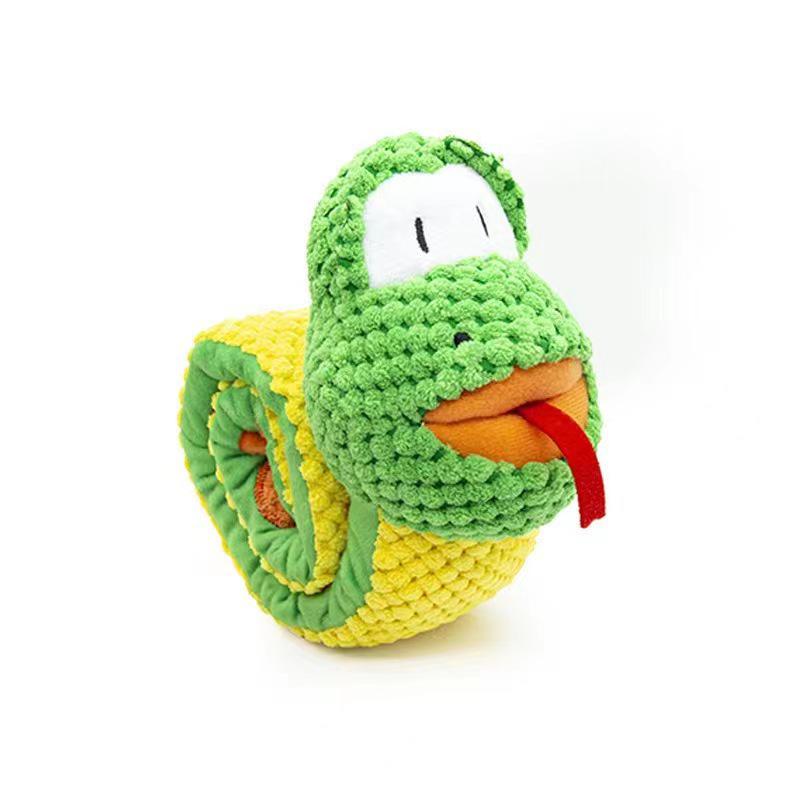 Interactive Plush Dog Toy - Durable, Bite-Resistant, Sound-Activated for Pet Entertainment