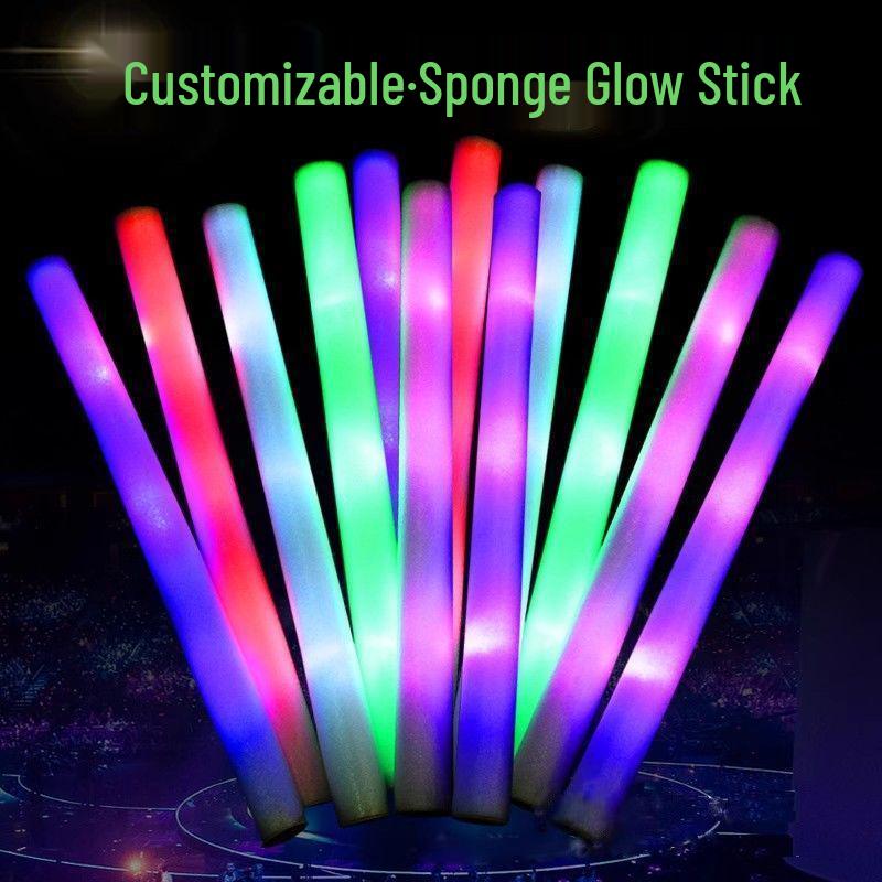 Seven-Color LED Foam Glow Stick for Concerts and Festivals