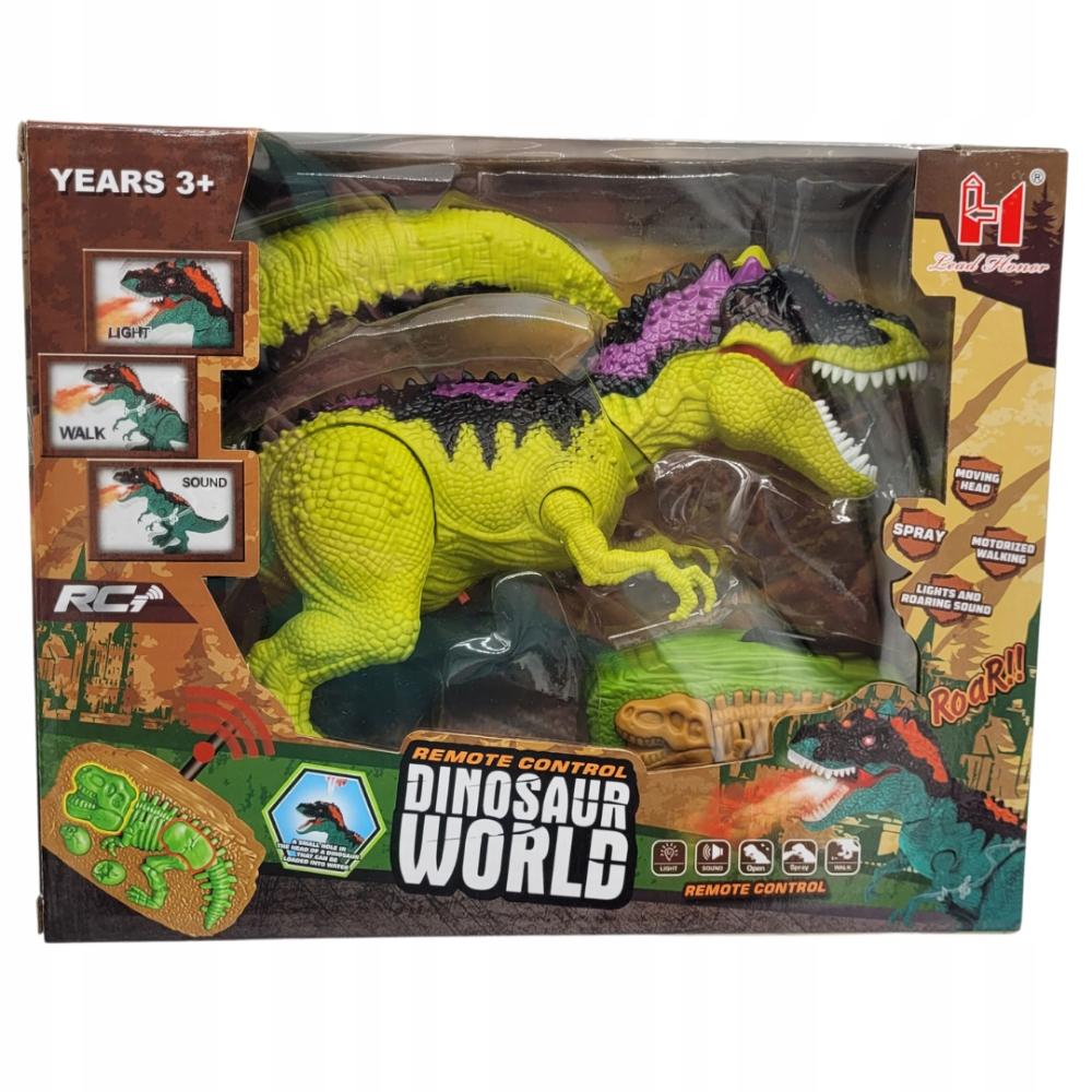 Dinosaur R/C Controlled Pilot Walks Sounds Remote Controlled Light Steam