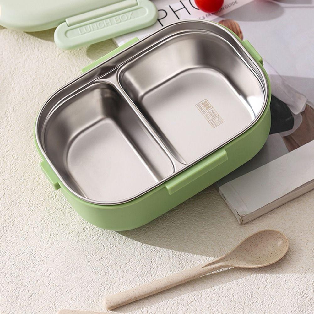 Stainless Steel Insulation Lunch Box Sealed Lunch Container BPA-Free Snack Food Box  Outdoor