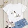 Kawaii Penguin Cookies Tshirts Cartoon Unisexs Tshirt Graphic Tshirts Ladies Youth Short Sleeve Cute Tshirts Female