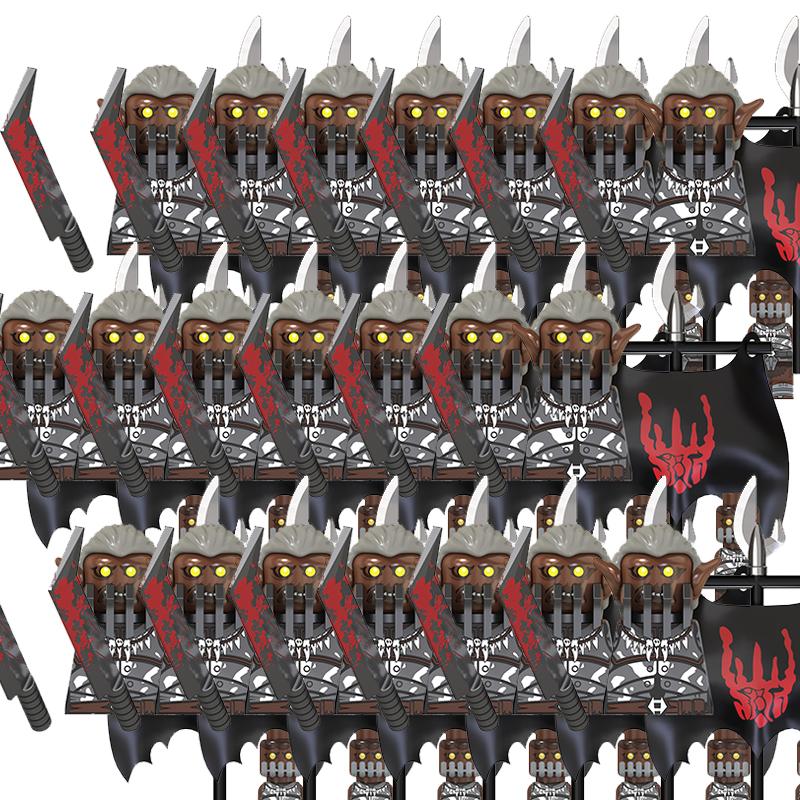 Medieval Movie Knights Building Blocks Toys Lord Ring Figure Bricks Toy Christmas Birthday Gifts