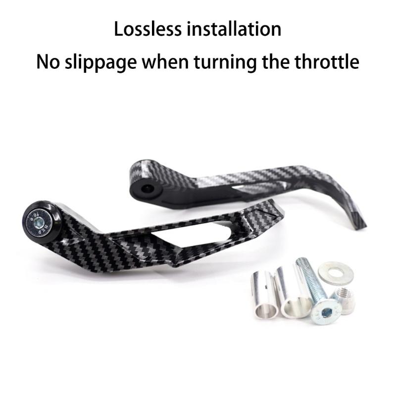 Aluminum Motorcycle Handguard Brake Lever Protector Anti Slip Design For Improved Braking Performances Injury Prevention