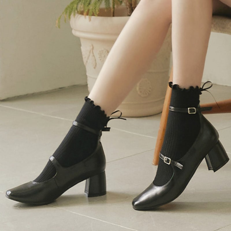 biarritz socks [3SET] Lana Strap Gold Socks 6 colors