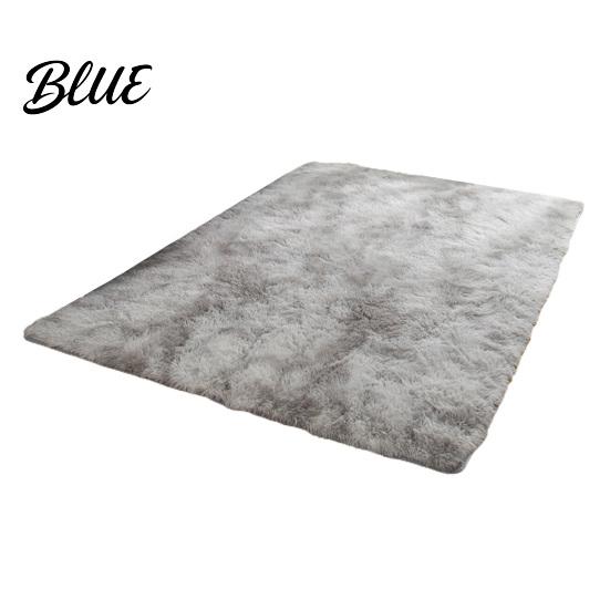Super Soft Rug Carpet Non-slip Long Plush Modern Colorful Fluffy Tie-Dye Machine Washable Living Room