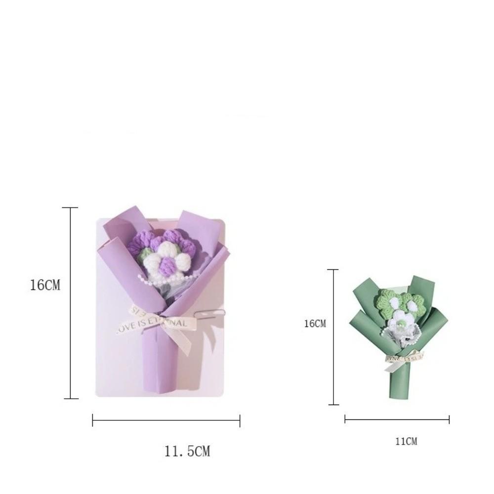 Three-dimensional Flower Bouquets Cards Handmade Flower Greeting Cards  Mother's Day