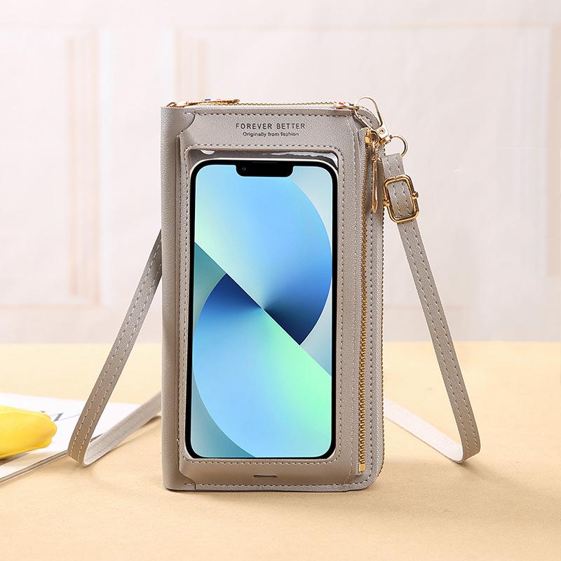 

Women Crossbody Bags Touch Screen Cell Phone Purse Fashion Shoulder Bag Mobile Mini Wallet Card Holder Handbag for Female