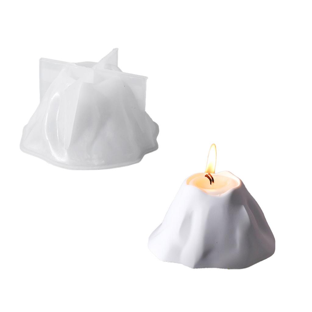 Multi Purpose Snow Mountain Scented Candle Silicone Mold Perfect For Creative DIY Projects And Stress Relief Activities