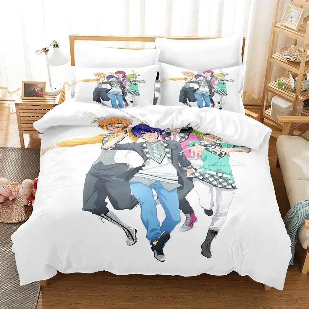 

3D Печать Marginal#4 Kiss kara Tsukuru Big Bang Комплект постельного белья Мультяшный Аниме комплект из трех предметов Для взрослых и детей Спальня Пододеяльник Комплекты 70x133cm 2pcs