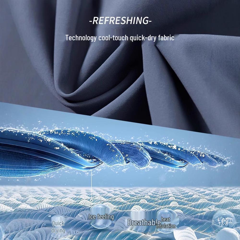 Women's Plus Size Ice Silk High Waist Quick-Dry Sports Pants - Summer Loose Fit, Mosquito-Proof