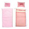Dollhouse Single Mattress with Pillows 1/12 Dolls House Bedroom Furniture - For Dollhouse Decoration