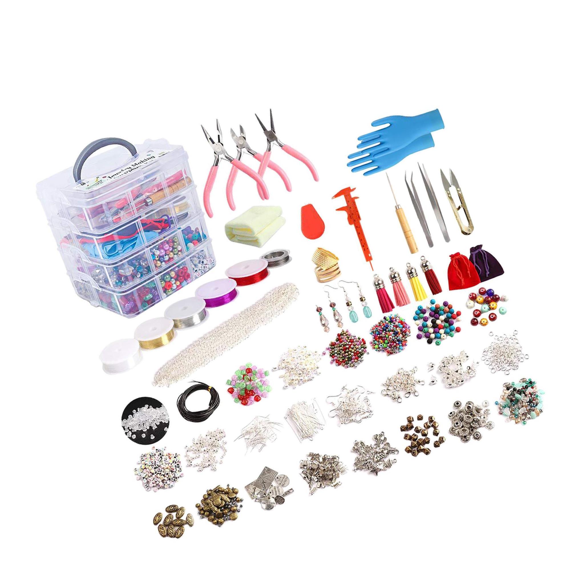 

Acrylic Seed Beads Crafts DIY Lobster Clasps for Earring Jewelry Making