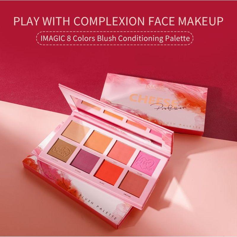 IMAGIC - 8 Colours Contour & Blush Palette