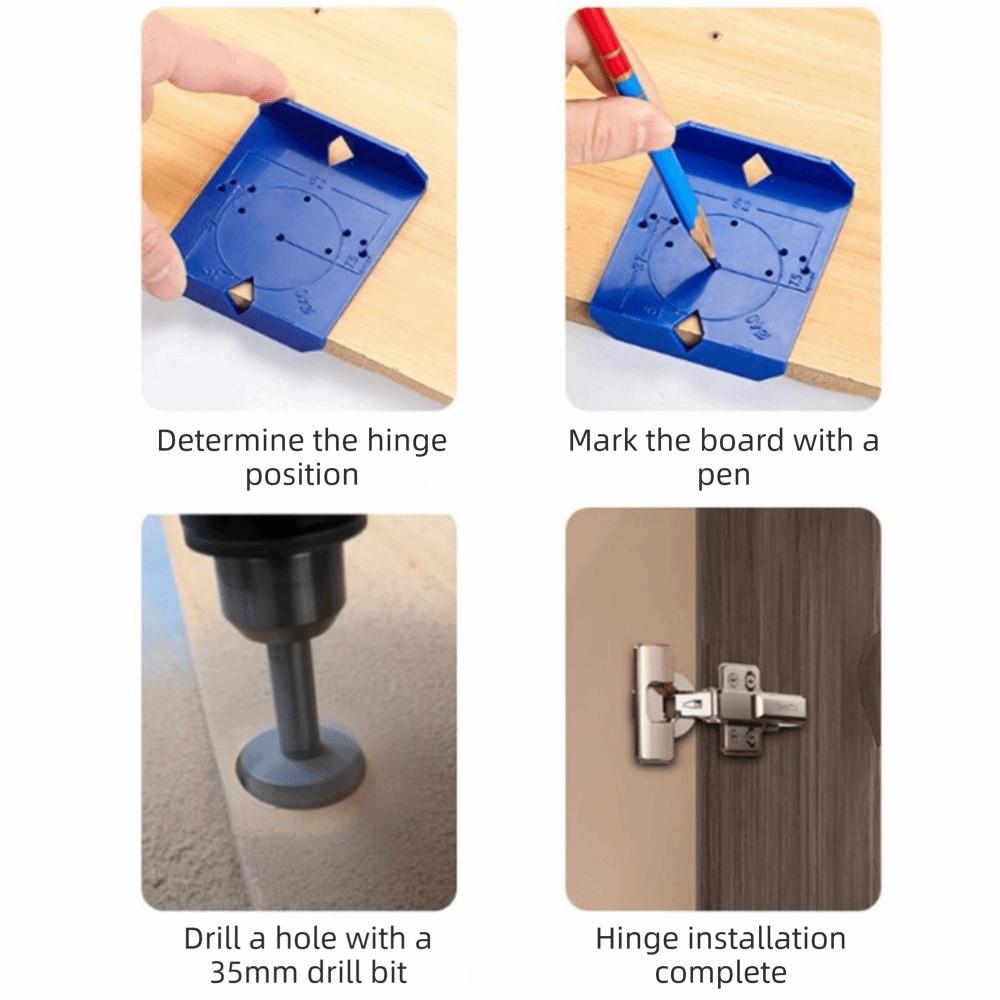 3/4Pcs Hinge Hinge Positioning Tool Hinge Installation Tool  Woodworking Projects