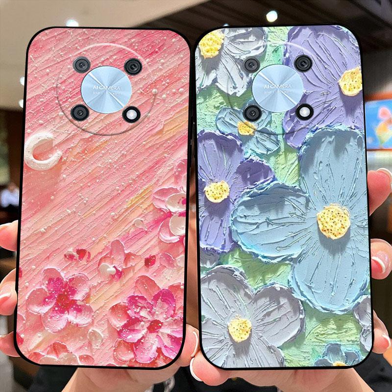 For Huawei Nova Y90 Case CTR-LX1 Cartoon Painted TPU Silicone Phone Cover For Huawei Enjoy 50 Pro Nzone 50 Pro Shockproof Bumper