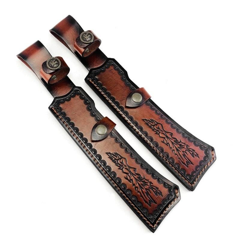 Taschenmesser-Scheiden Taschen Aufbewahrungsscheiden für gerade Messer mit Aufhängeringen Träger für gerade Messer Holster